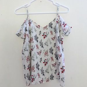 floral tank top blouse